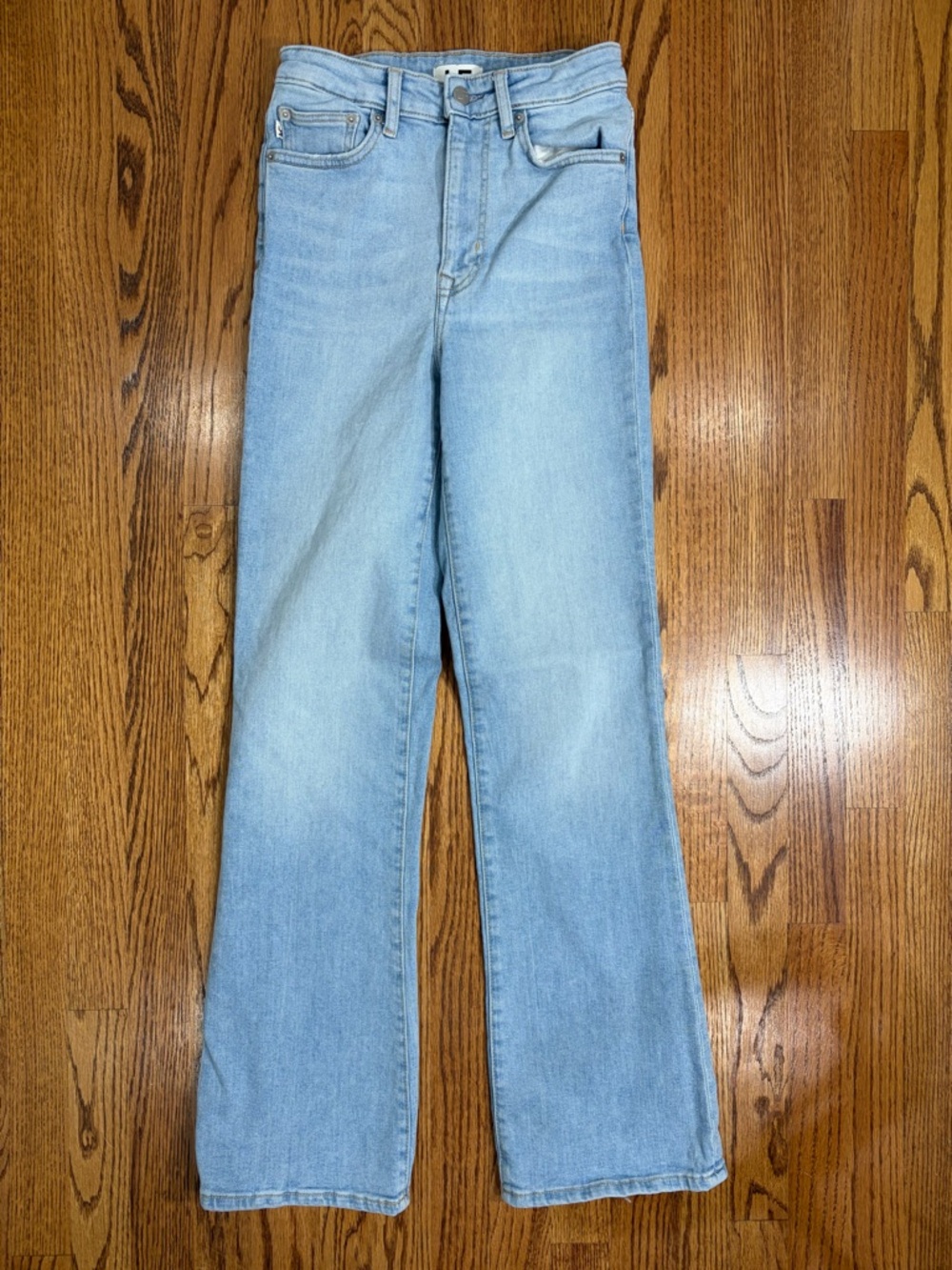 Lovers + Friends Greyson Ultra High-Rise Slim Boot Cut Jeans in Cypress (26)